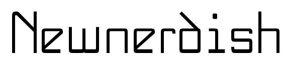 Newnerdish plain Font