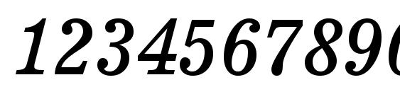 News 701 Italic BT Font, Number Fonts