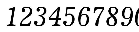 News 702 Italic BT Font, Number Fonts