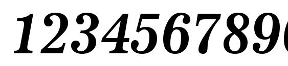 News 705 Bold Italic BT Font, Number Fonts