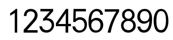 NewsDB Normal Font, Number Fonts