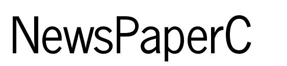 NewsPaperC Font