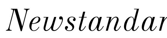 Newstandardc italic Font