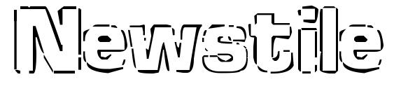 Newstile font, free Newstile font, preview Newstile font