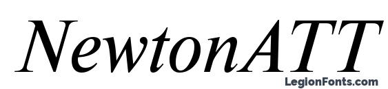 NewtonATT Italic Font