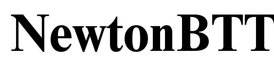 NewtonBTT Bold font, free NewtonBTT Bold font, preview NewtonBTT Bold font