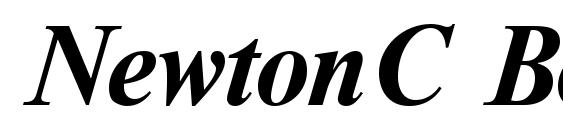 NewtonC Bold Italic font, free NewtonC Bold Italic font, preview NewtonC Bold Italic font