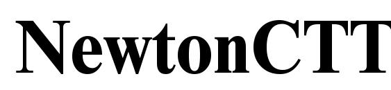 NewtonCTT Bold Font