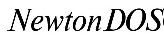 NewtonDOSCTT Italic Font