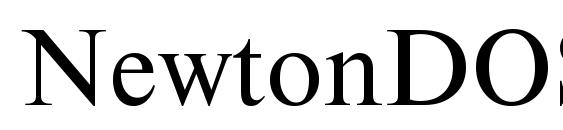 NewtonDOSCTT Font