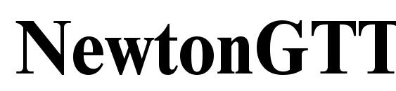 NewtonGTT Bold font, free NewtonGTT Bold font, preview NewtonGTT Bold font