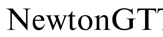NewtonGTT font, free NewtonGTT font, preview NewtonGTT font