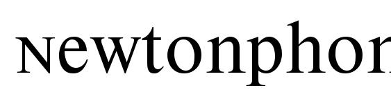 Newtonphoneticc Font