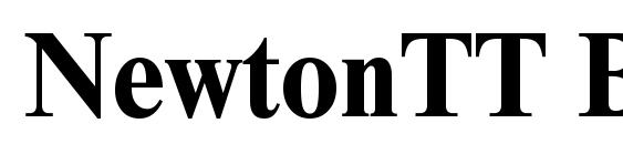 шрифт NewtonTT Bold, бесплатный шрифт NewtonTT Bold, предварительный просмотр шрифта NewtonTT Bold