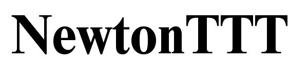 шрифт NewtonTTT Bold, бесплатный шрифт NewtonTTT Bold, предварительный просмотр шрифта NewtonTTT Bold