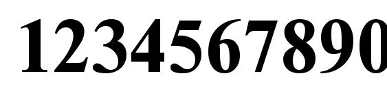 NewtonWINCTT Bold Font, Number Fonts