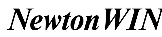 NewtonWINCTT BoldItalic font, free NewtonWINCTT BoldItalic font, preview NewtonWINCTT BoldItalic font