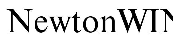 шрифт NewtonWINCTT, бесплатный шрифт NewtonWINCTT, предварительный просмотр шрифта NewtonWINCTT