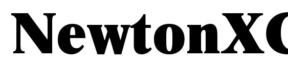 шрифт NewtonXCTT, бесплатный шрифт NewtonXCTT, предварительный просмотр шрифта NewtonXCTT
