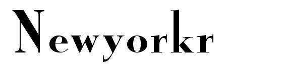 Newyorkr font, free Newyorkr font, preview Newyorkr font