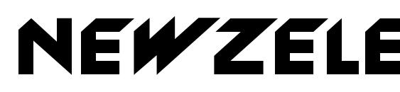 шрифт NewZelek, бесплатный шрифт NewZelek, предварительный просмотр шрифта NewZelek