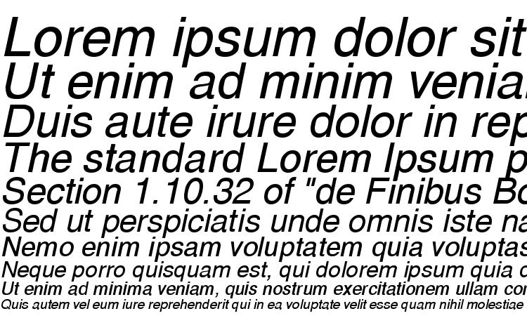 specimens NewZurica Italic font, sample NewZurica Italic font, an example of writing NewZurica Italic font, review NewZurica Italic font, preview NewZurica Italic font, NewZurica Italic font