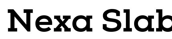 шрифт Nexa Slab xBold, бесплатный шрифт Nexa Slab xBold, предварительный просмотр шрифта Nexa Slab xBold