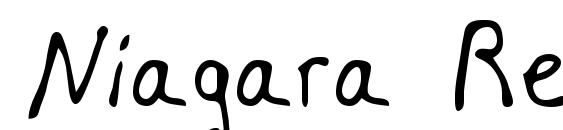 Niagara Regular font, free Niagara Regular font, preview Niagara Regular font