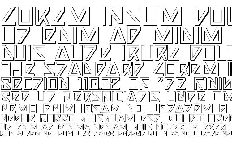 specimens Nick Turbo 3D font, sample Nick Turbo 3D font, an example of writing Nick Turbo 3D font, review Nick Turbo 3D font, preview Nick Turbo 3D font, Nick Turbo 3D font