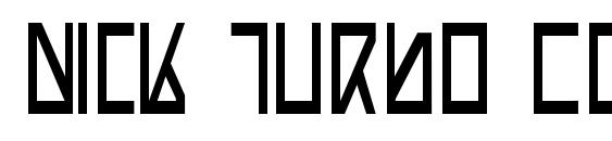 Nick Turbo Condensed font, free Nick Turbo Condensed font, preview Nick Turbo Condensed font