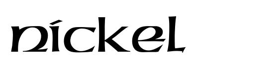 Nickel font, free Nickel font, preview Nickel font