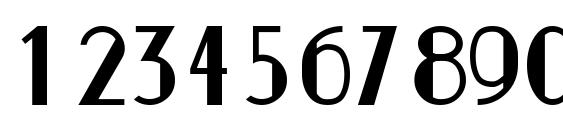 Nickerbocker Normal Font, Number Fonts