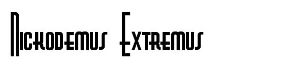 Nickodemus Extremus Font