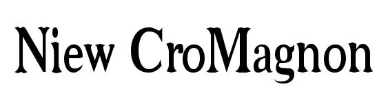 шрифт Niew CroMagnon Narrow, бесплатный шрифт Niew CroMagnon Narrow, предварительный просмотр шрифта Niew CroMagnon Narrow