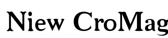 шрифт Niew CroMagnon, бесплатный шрифт Niew CroMagnon, предварительный просмотр шрифта Niew CroMagnon
