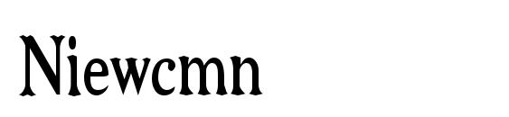 шрифт Niewcmn, бесплатный шрифт Niewcmn, предварительный просмотр шрифта Niewcmn