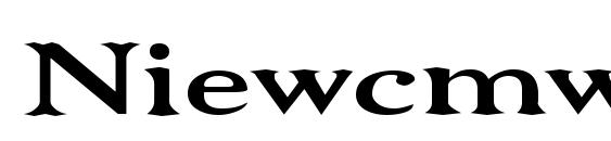 шрифт Niewcmw, бесплатный шрифт Niewcmw, предварительный просмотр шрифта Niewcmw
