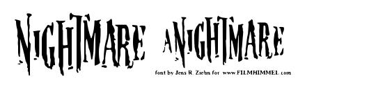 Nightmare 5 Font Download Free / LegionFonts
