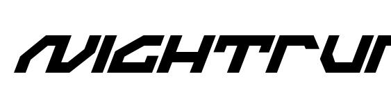 Nightrunner Condensed Italic font, free Nightrunner Condensed Italic font, preview Nightrunner Condensed Italic font