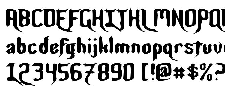 glyphs Nightwarrior font, сharacters Nightwarrior font, symbols Nightwarrior font, character map Nightwarrior font, preview Nightwarrior font, abc Nightwarrior font, Nightwarrior font