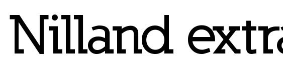 Nilland extrabold font, free Nilland extrabold font, preview Nilland extrabold font