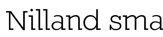 Nilland smallcaps font, free Nilland smallcaps font, preview Nilland smallcaps font