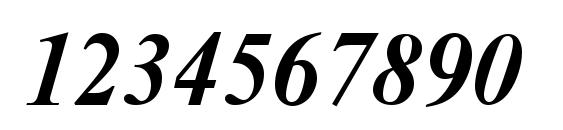 NimbusRomDCY Bold Italic Font, Number Fonts