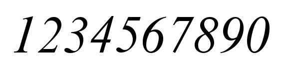 NimbusRomDCY Italic Font, Number Fonts