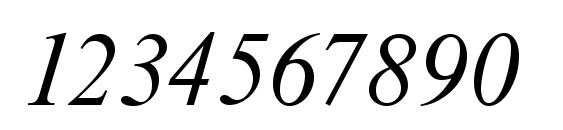 NimbusRomDGR Italic Font, Number Fonts
