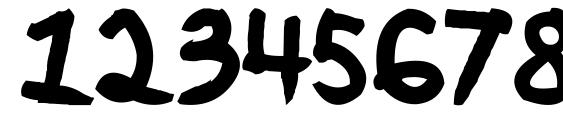 Ninja Naruto Font, Number Fonts