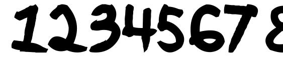 Ninja NarutoRUS Font, Number Fonts
