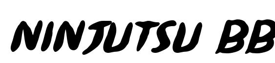 Ninjutsu BB Bold font, free Ninjutsu BB Bold font, preview Ninjutsu BB Bold font