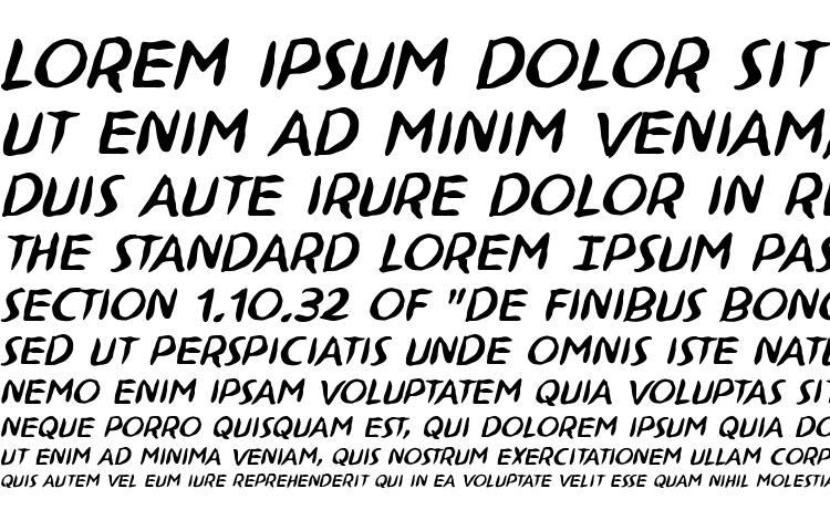 specimens Ninjutsu BB Italic font, sample Ninjutsu BB Italic font, an example of writing Ninjutsu BB Italic font, review Ninjutsu BB Italic font, preview Ninjutsu BB Italic font, Ninjutsu BB Italic font