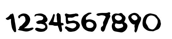 Ninjutsu BB Font, Number Fonts